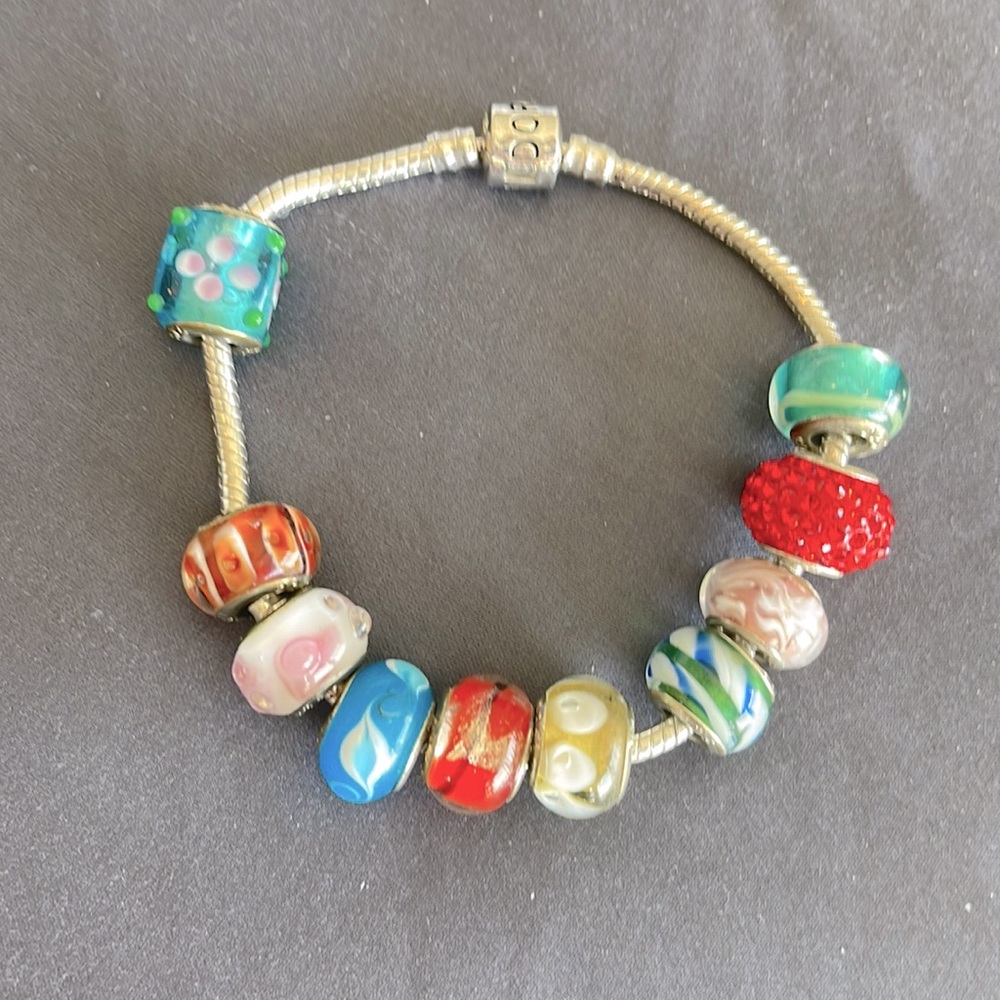 Pandora bracelet with original charms